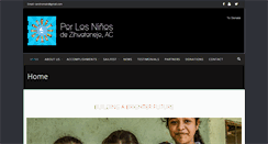 Desktop Screenshot of porlosninos.com